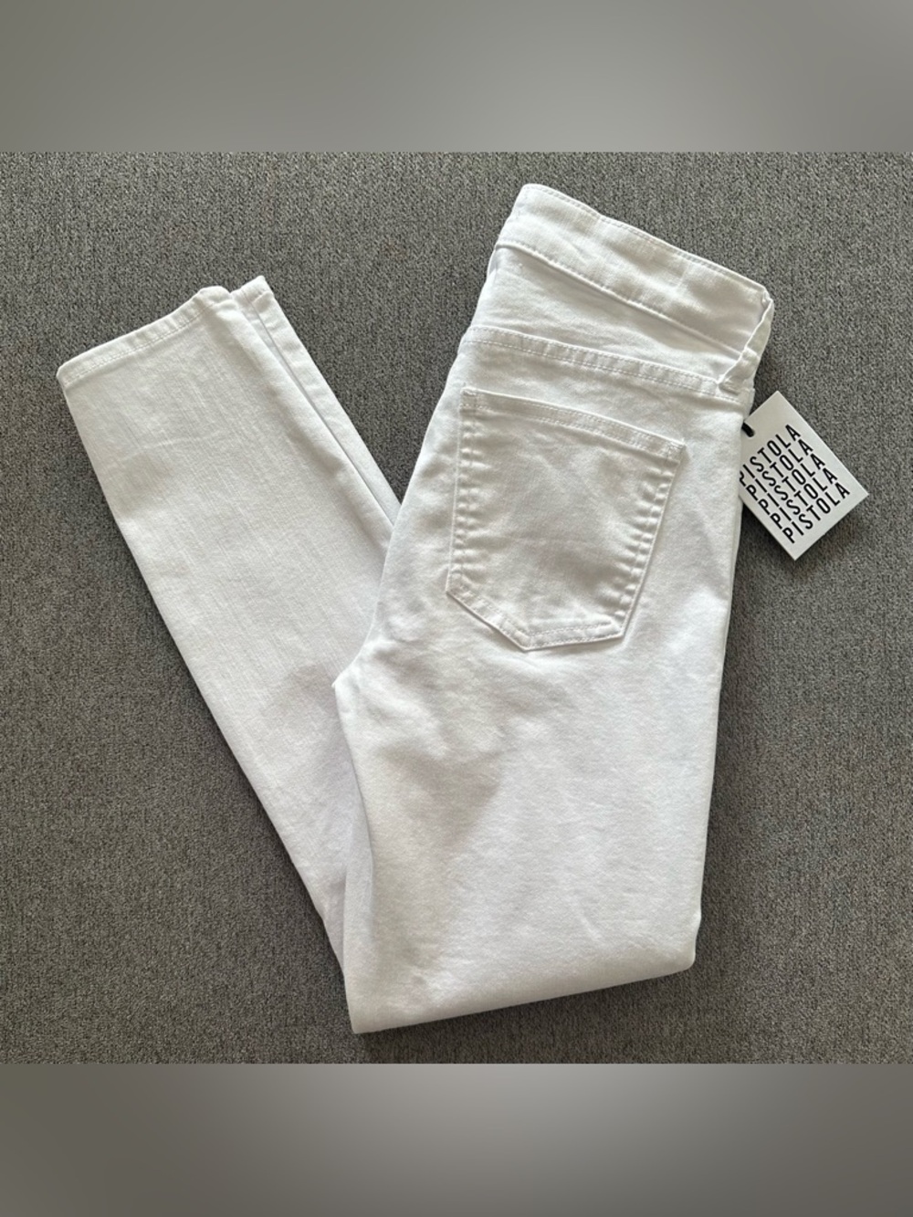 NWT Pistola White Jennifer Skinny Jeans Size 26 - Picture 6 of 6